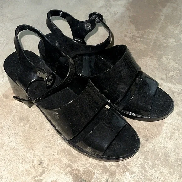 American Apparel Jelly Jelly Heel Sandals American Apparel Los - Main Image